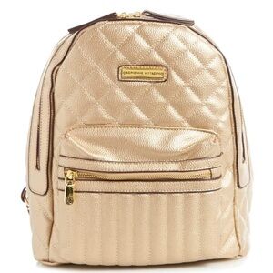 Adrienne Vittadini New With Tags Shimmering Quilted Backpack